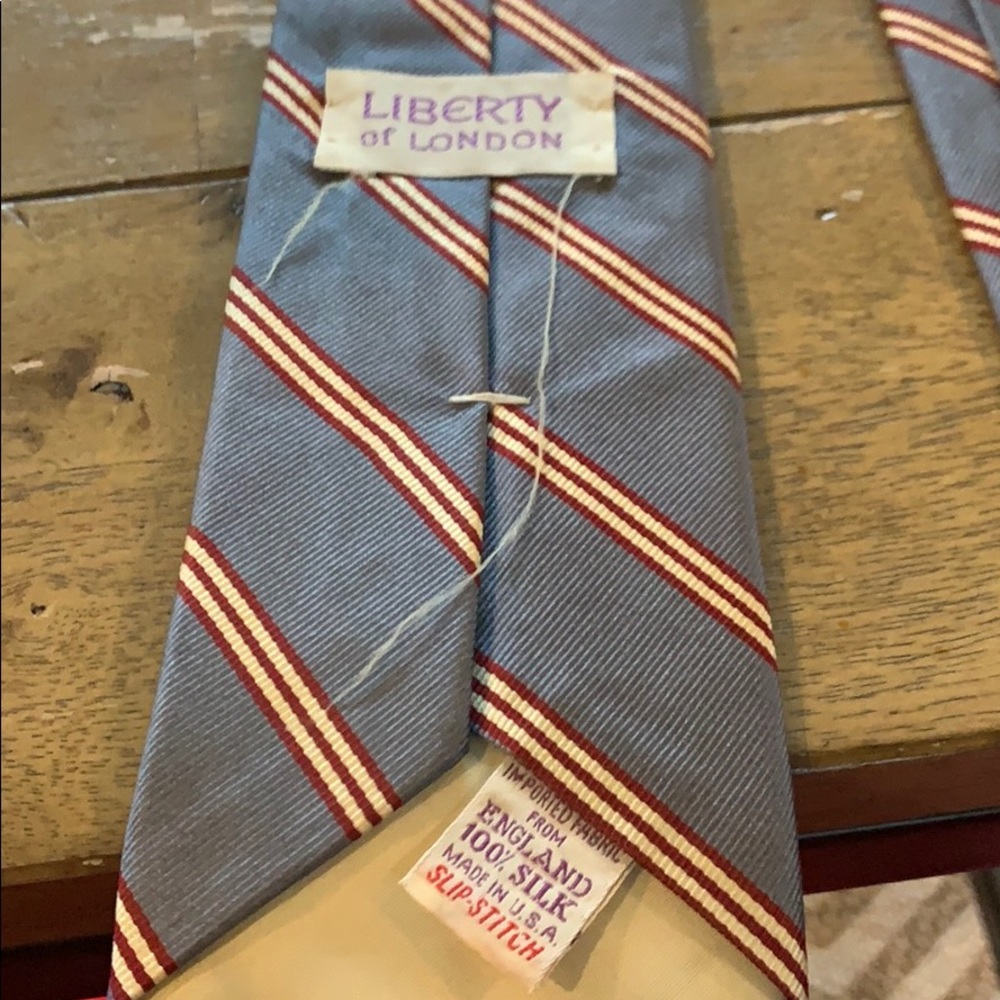 EUC Liberty of London Silk Striped Tie - Picture 3 of 3